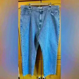 Harley Davidson Relaxed Straight Leg Jeans Men (42x30) 40x29 Medium Wash Denim